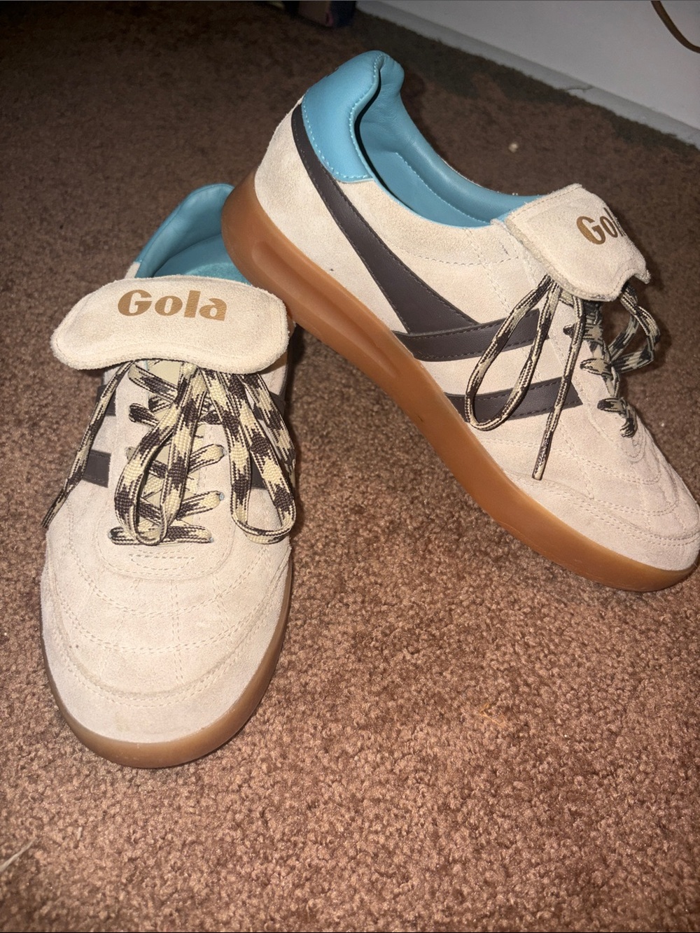 SZ 8 GOLA STADIA ‘86 VINTAGE FOOTBALL (soccer) SNEAKER